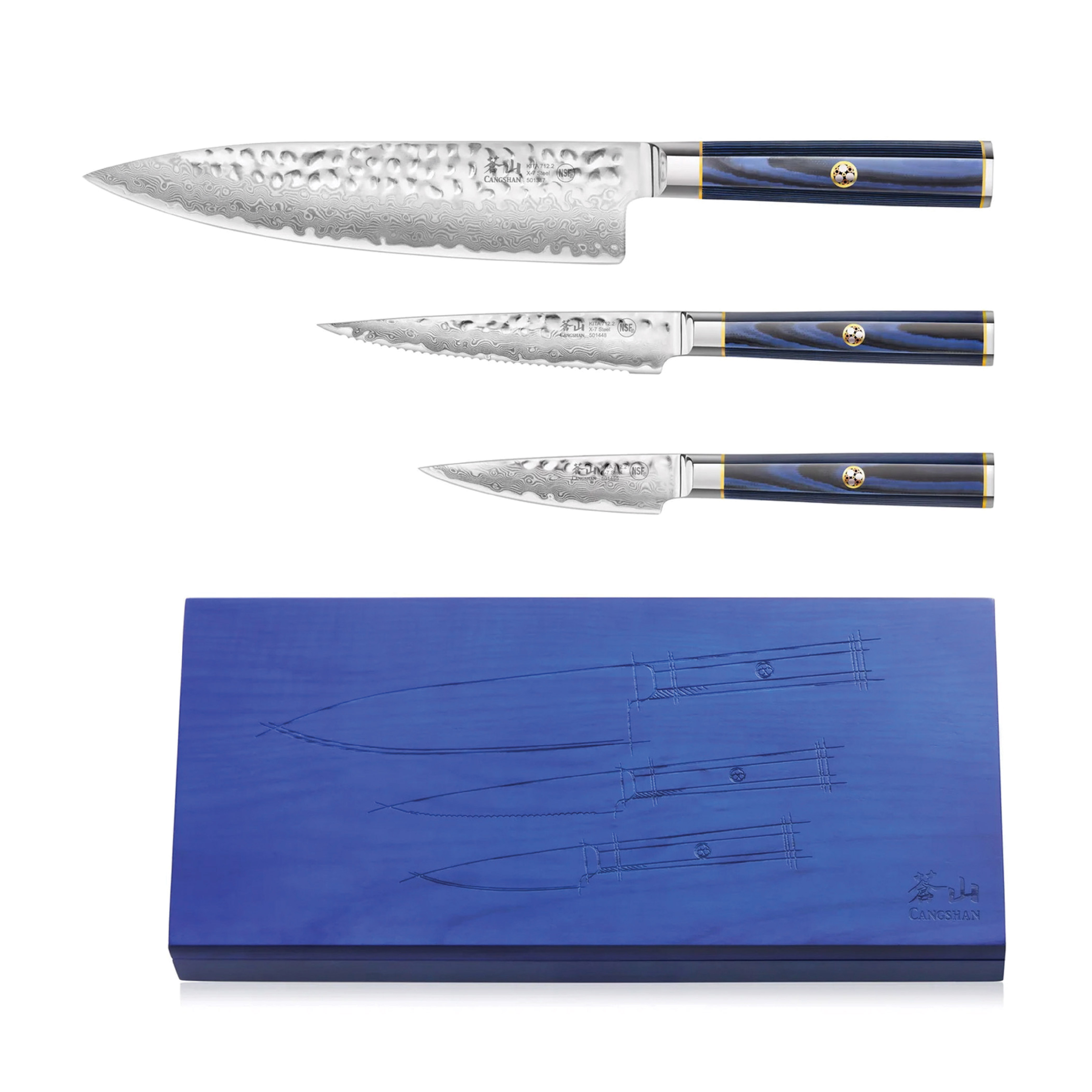 Cangshan 3-Piece Kita Series Starter Set W/Ash Box
